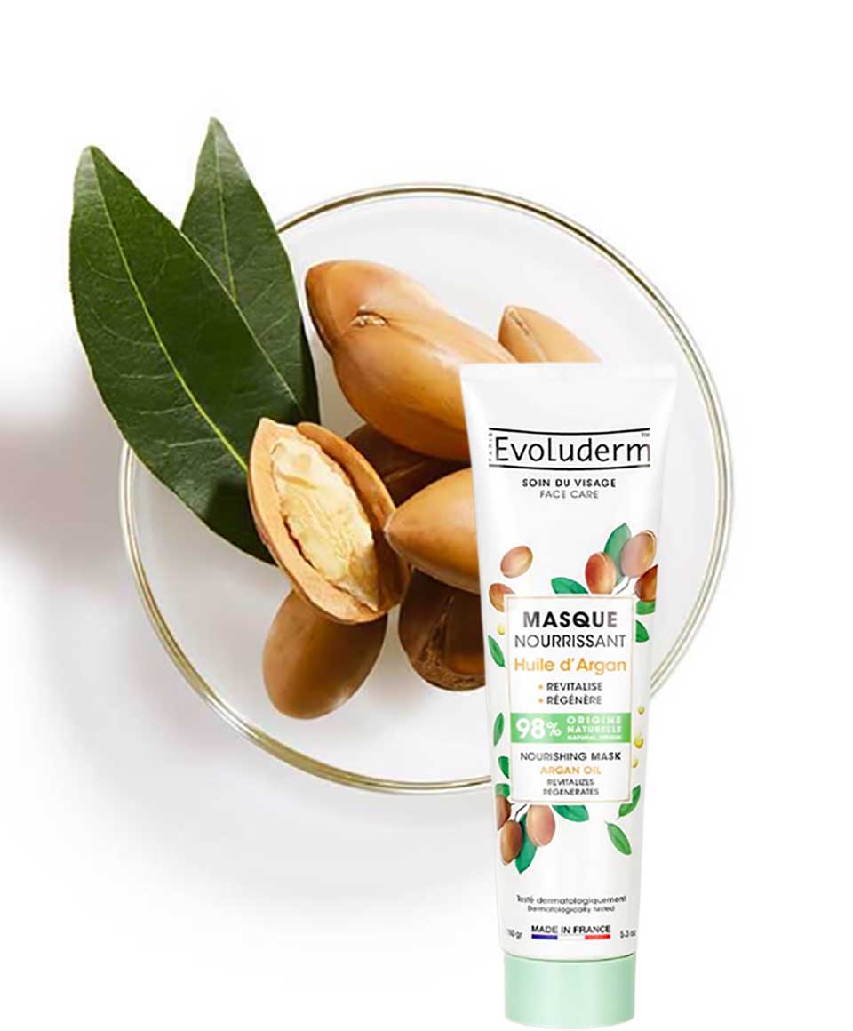 evoluderm masque hydratant argan