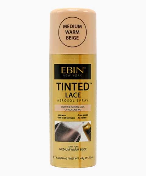 Ebin New York Tinted Lace Aerosol Spray, Wig Lace Tint Spray 80ml