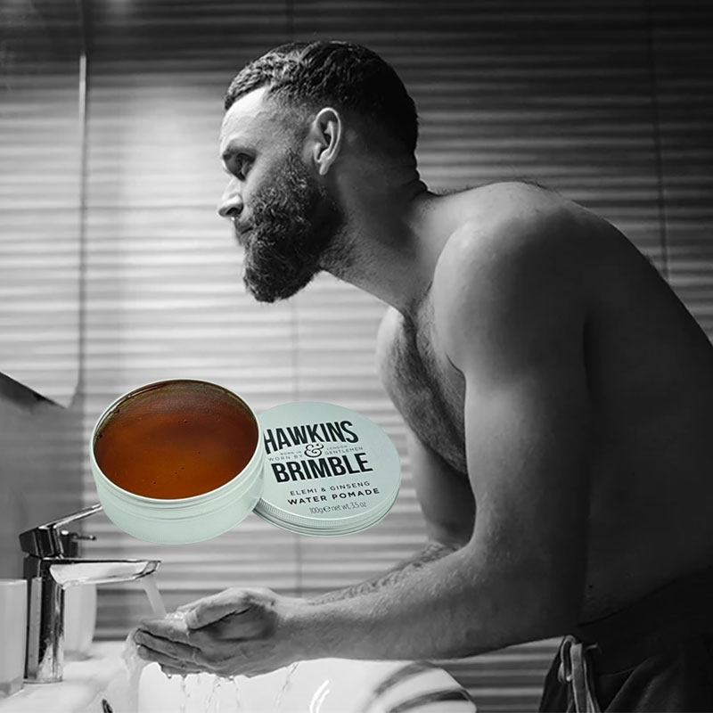 Hawkins and 2025 brimble water pomade