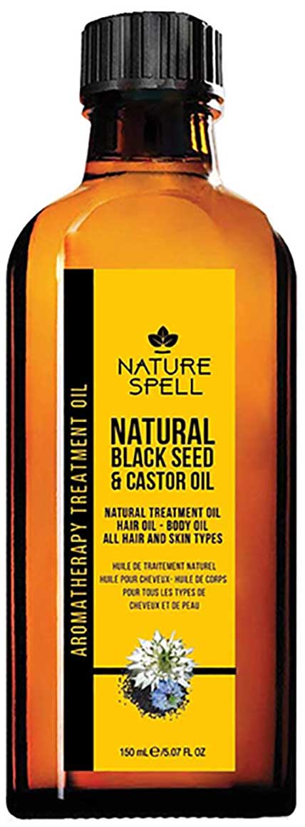 Natural Black Seed And Castor Oil, Nature Spell Oils