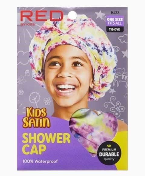 Red shower shop cap