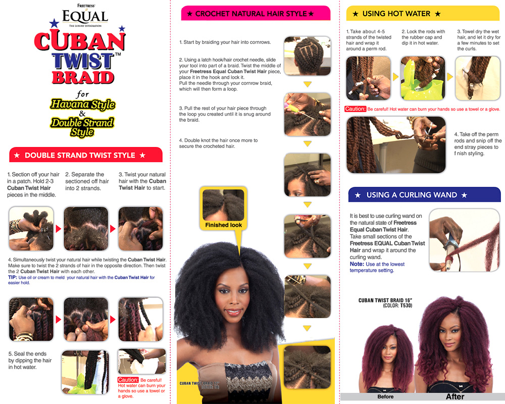 FreeTress: Cuban Twist Braids 30 Crochet Braids – Beauty Depot O-Store
