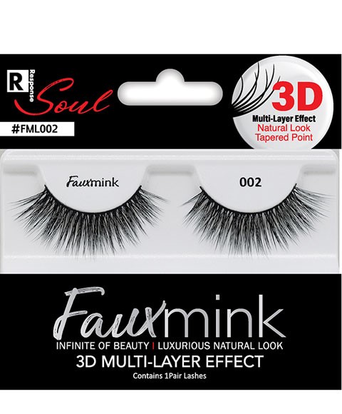 Response Soul Faux Mink 3D Effect Eyelash 002 | Response