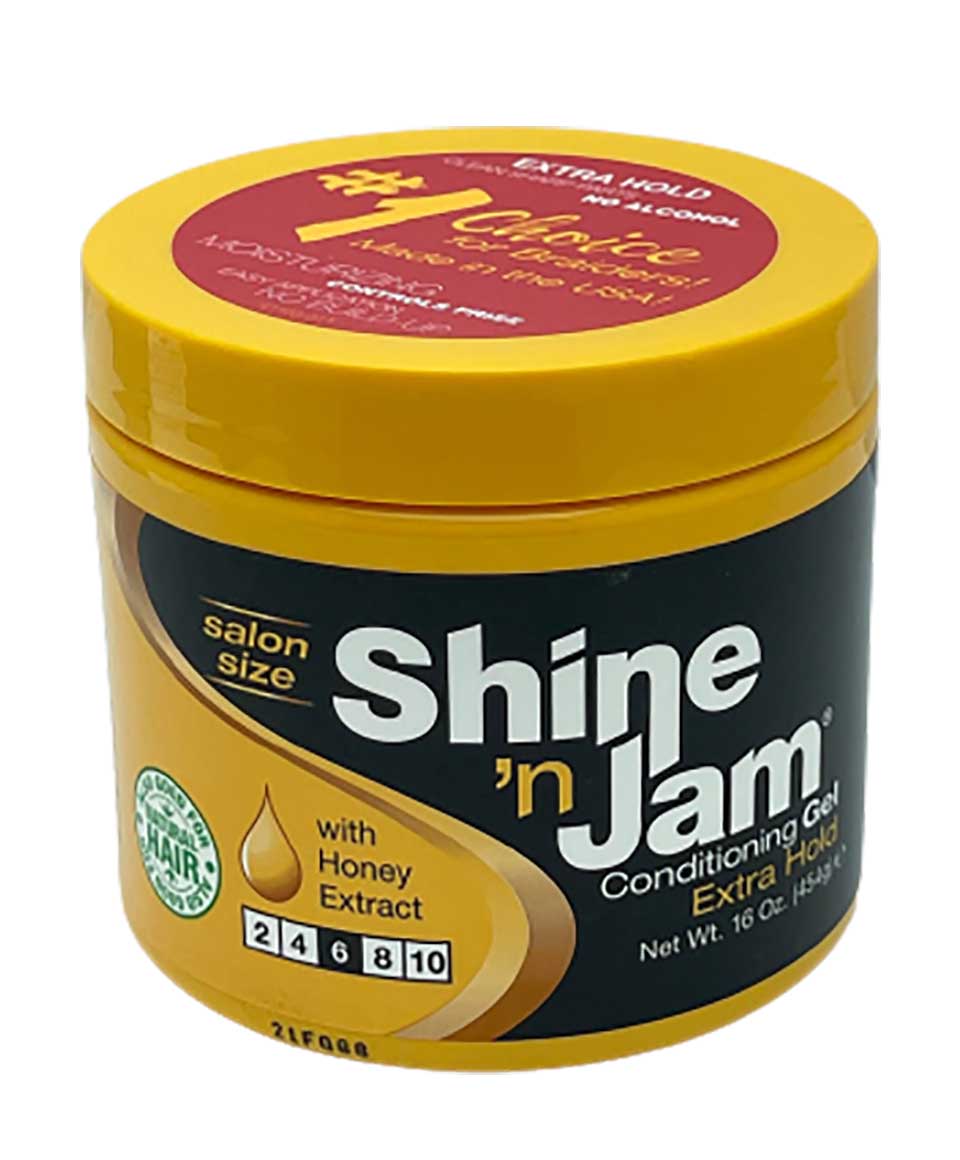 Shine N Jam Conditioning Gel Extra Hold With Honey Extract Ampro Shine And Jam Pak Cosmetic