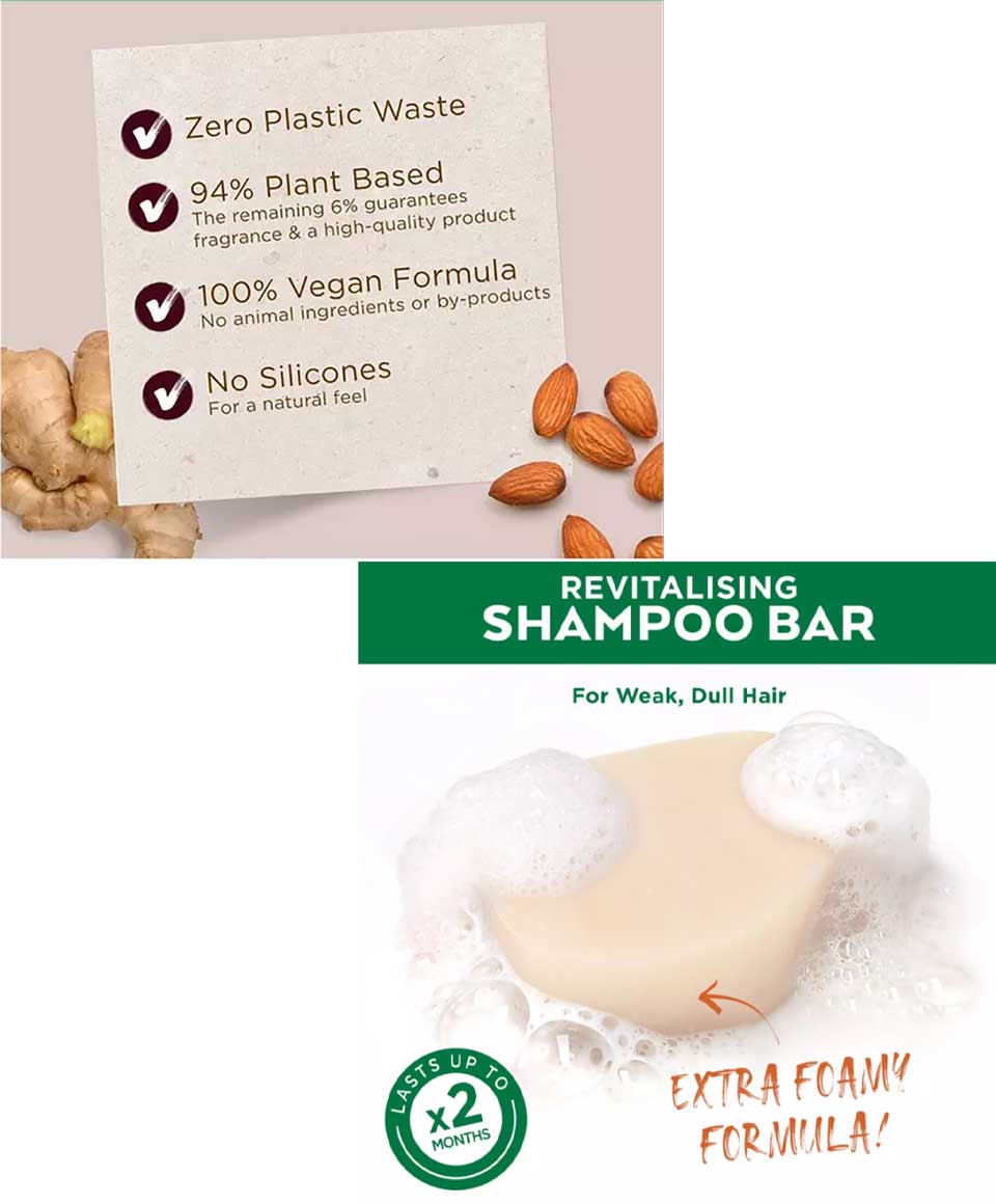 Ultimate Blends Ginger Recovery Shampoo Bar