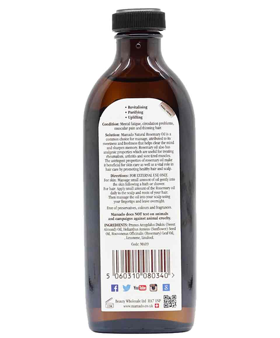 Aromatherapy Natural Rosemary Oil | Mamado Natural Oils fo