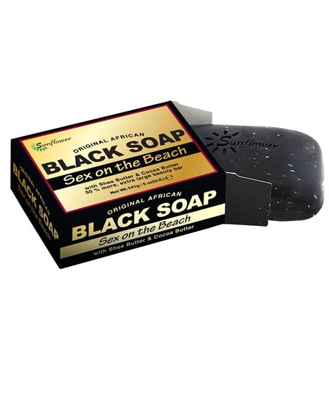 Original African Black Liquid Soap Sex On The Beach Sunflower Pak
