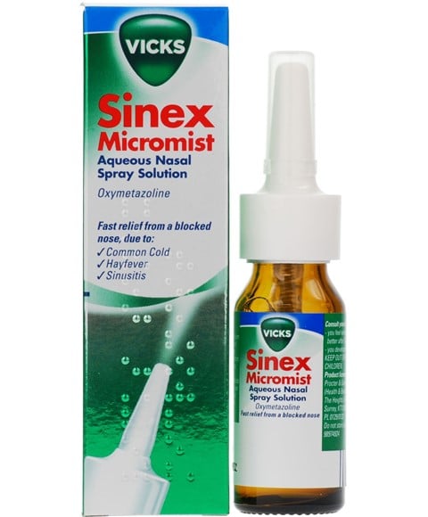 antiseptics | Vicks Sinex Micromist Aqueous Nasal Spray Solution ...