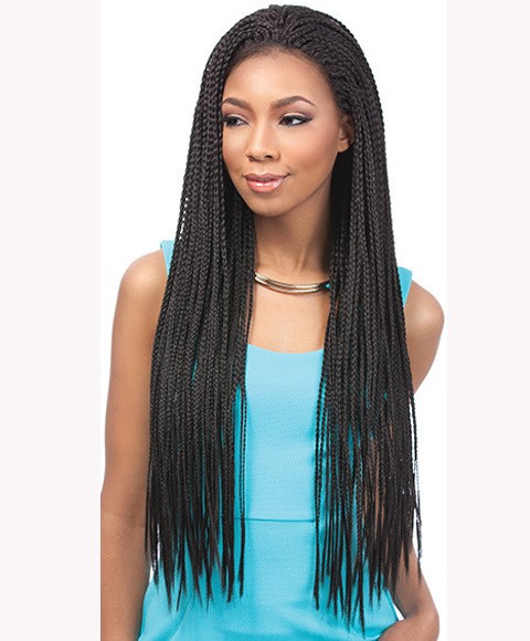 sensationnel empress | Empress Braided Syn Senegal Box Braids Lace Wig ...