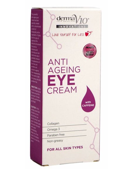 Derma V10 Anti Ageing Eye Cream Hp Healthpoint Ltd Dermatologics