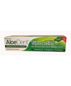 Aloedent Triple Action Fluoride Free Toothpaste