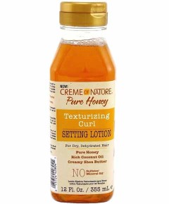 Pure Honey Texturizing Curl Setting Lotion