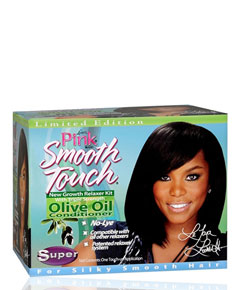 Hair Relaxer Pink Smooth Touch Olive Oil No Lye Relaxer