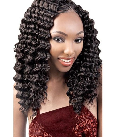 curly hair braids | Motown Tress Syn C DT143 3 X Deep Twist - PakCosmetics